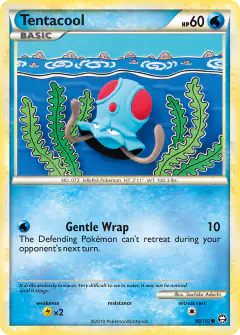 Tentacool 80/102 Common card from HS—Triumphant