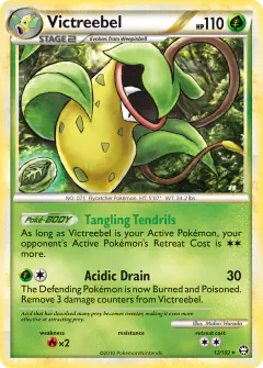 Victreebel 12/102 Rare Holo card from HS—Triumphant