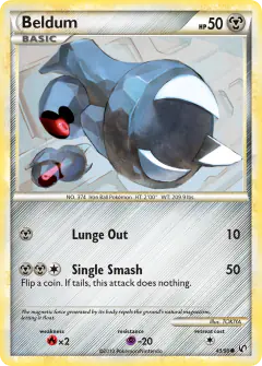 Beldum 43/90 Common card from HS—Undaunted