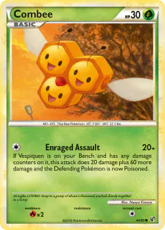 Combee 44/90 Common card from HS—Undaunted