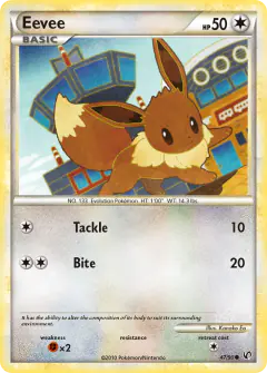 Eevee 47/90 Common card from HS—Undaunted