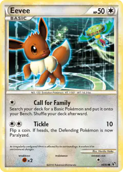 Eevee 48/90 Common card from HS—Undaunted
