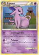 Espeon 2/90 Rare Holo card from HS—Undaunted