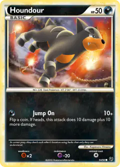 Houndour 54/90 Common card from HS—Undaunted