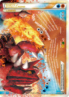 Kyogre & Groudon LEGEND 88/90 LEGEND card from HS—Undaunted