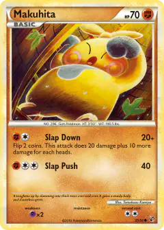 Makuhita 55/90 Common card from HS—Undaunted
