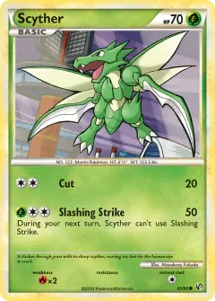 Scyther 65/90 Common card from HS—Undaunted