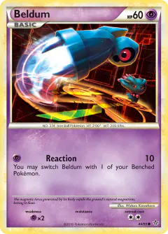 Beldum 44/95 Common card from HS—Unleashed