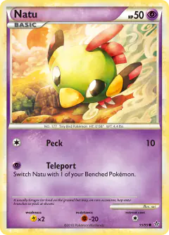 Natu 55/95 Common card from HS—Unleashed