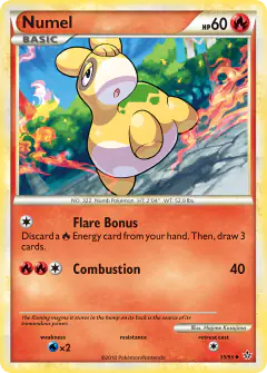 Numel 35/95 Uncommon card from HS—Unleashed