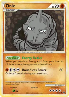 Onix 56/95 Common card from HS—Unleashed