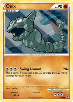 Onix 57/95 Common card from HS—Unleashed