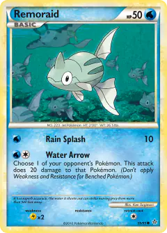 Remoraid 59/95 Common card from HS—Unleashed