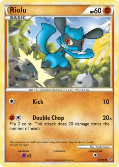 Riolu 60/95 Common card from HS—Unleashed