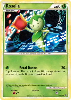 Roselia 61/95 Common card from HS—Unleashed