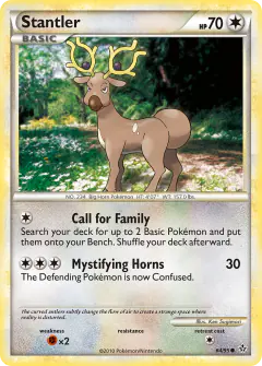 Stantler 64/95 Common card from HS—Unleashed