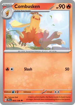 Combusken 023/159 Uncommon card from Journey Together