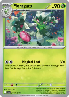Floragato 017/159 Common card from Journey Together