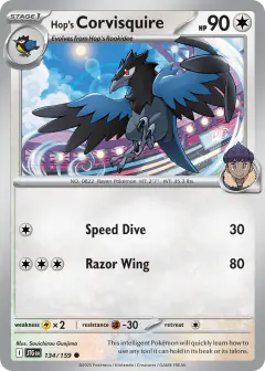 Hop's Corvisquire 134/159 Common card from Journey Together