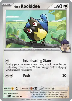 Hop's Rookidee 133/159 Common card from Journey Together