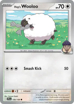 Hop's Wooloo 135/159 Common card from Journey Together