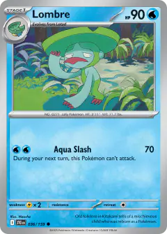 Lombre 036/159 Common card from Journey Together
