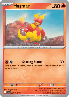 Magmar 020/159 Common card from Journey Together
