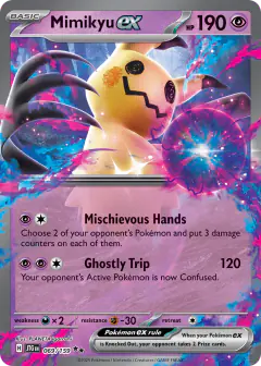 Mimikyu ex 069/159 Double Rare card from Journey Together