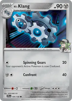 N's Klang 104/159 Common card from Journey Together