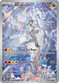 N's Reshiram 167/159 Illustration Rare card from Journey Together