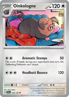 Oinkologne 140/159 Uncommon card from Journey Together