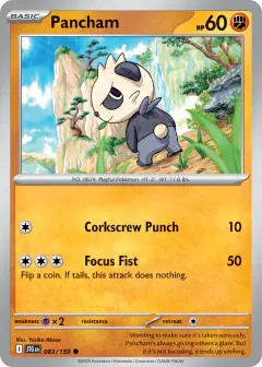 Pancham 083/159 Common card from Journey Together