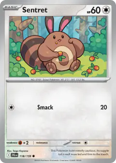 Sentret 118/159 Common card from Journey Together