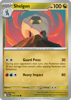 Shelgon 113/159 Common card from Journey Together