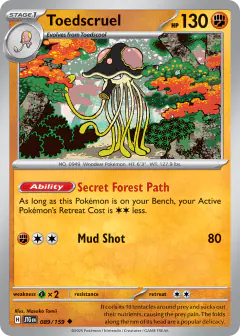 Toedscruel 089/159 Uncommon card from Journey Together