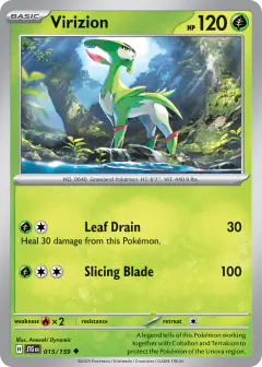 Virizion 015/159 Uncommon card from Journey Together