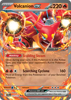 Volcanion ex 031/159 Double Rare card from Journey Together
