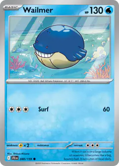 Wailmer 040/159 Common card from Journey Together