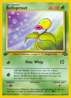 Bellsprout 49/64 Common card from Jungle