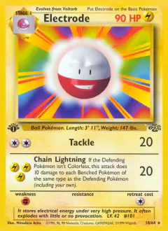Electrode 18/64 Rare card from Jungle