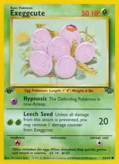 Exeggcute 52/64 Common card from Jungle