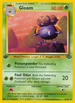 Gloom 37/64 Uncommon card from Jungle