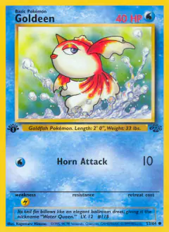 Goldeen 53/64 Common card from Jungle