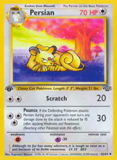 Persian 42/64 Uncommon card from Jungle