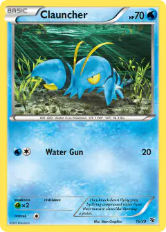 Clauncher 15/39 card from Kalos Starter Set