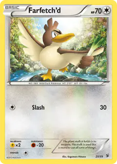 Farfetch'd 25/39 card from Kalos Starter Set
