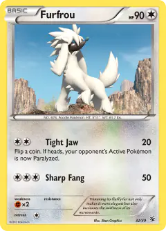Furfrou 32/39 card from Kalos Starter Set