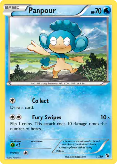 Panpour 11/39 card from Kalos Starter Set