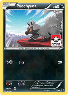 Poochyena 16/39 card from Kalos Starter Set