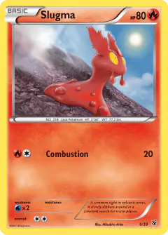 Slugma 6/39 card from Kalos Starter Set